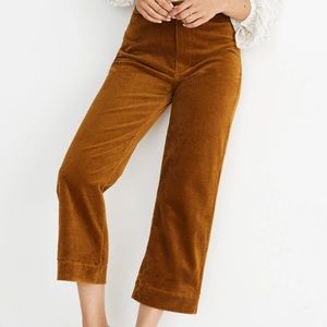 Madewell Slim Emmett Wide Leg Crop